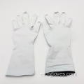 Guantes de nitrilo blanco alargados y espesados ​​de dos colores